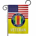 Guarderia 13 x 18.5 in. US Vietnam War Garden Flag with Armed Forces Service Double-Sided  Vertical Flags GU4195121